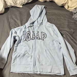 GAP Sky Blue Zip-Up Hoodie